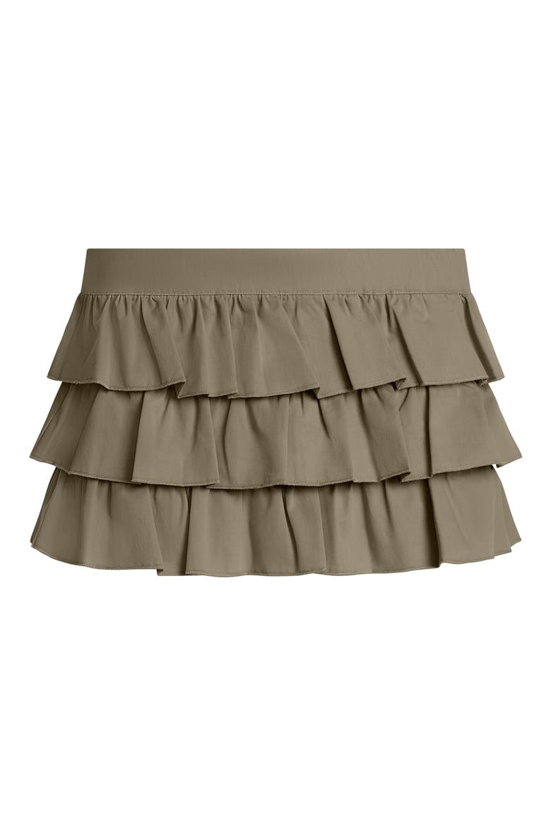 Solstice Tiered Miniskirt, Alternate, color, SAFARI
