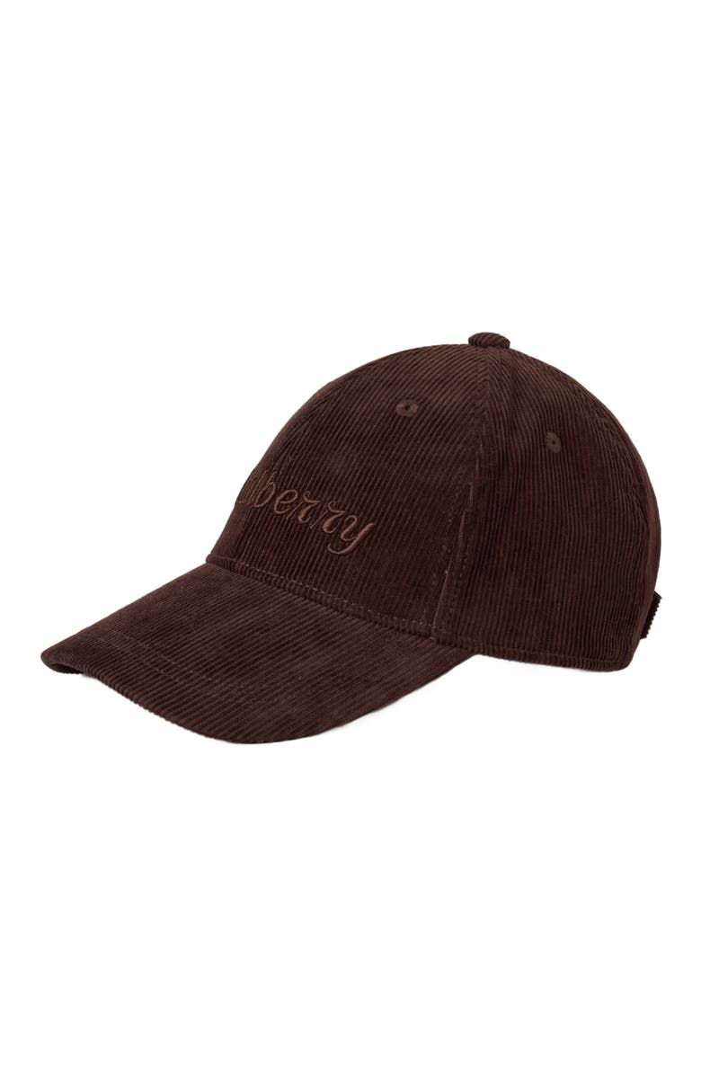 Mulberry Corduroy Baseball Cap, Alternate, color, 