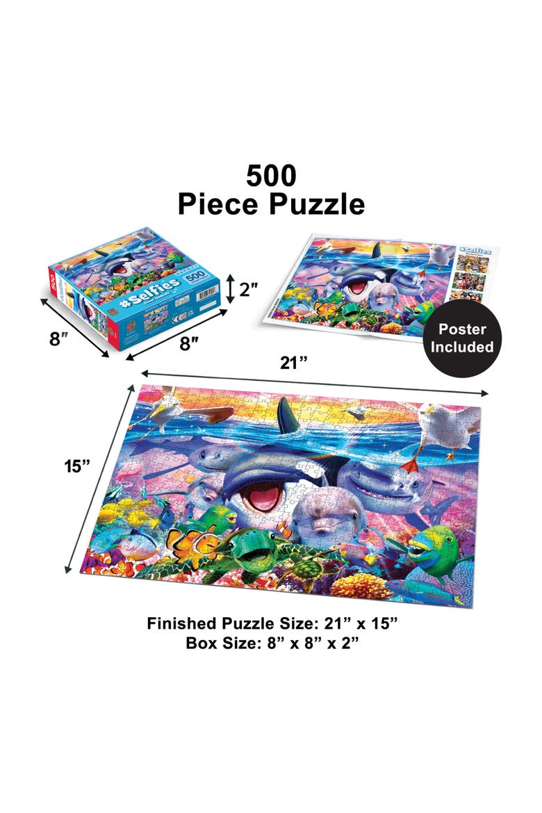 Ocean Oddballs 500 Piece Jigsaw Puzzle, Alternate, color, Multicolor