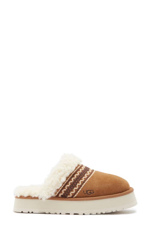 Ugg ® Disquette Genuine Shearling Lined Slipper In Brown