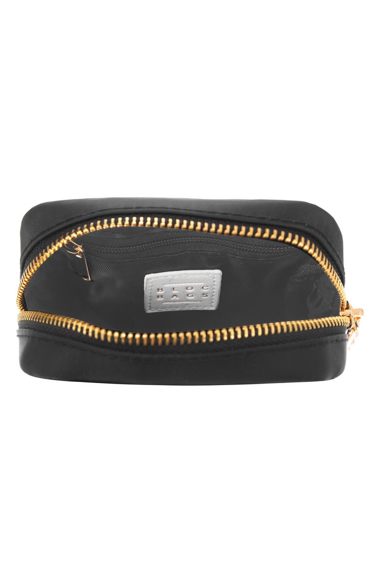 Bloc Bags Mini Kiss Cosmetics Bag, Alternate, color, Black