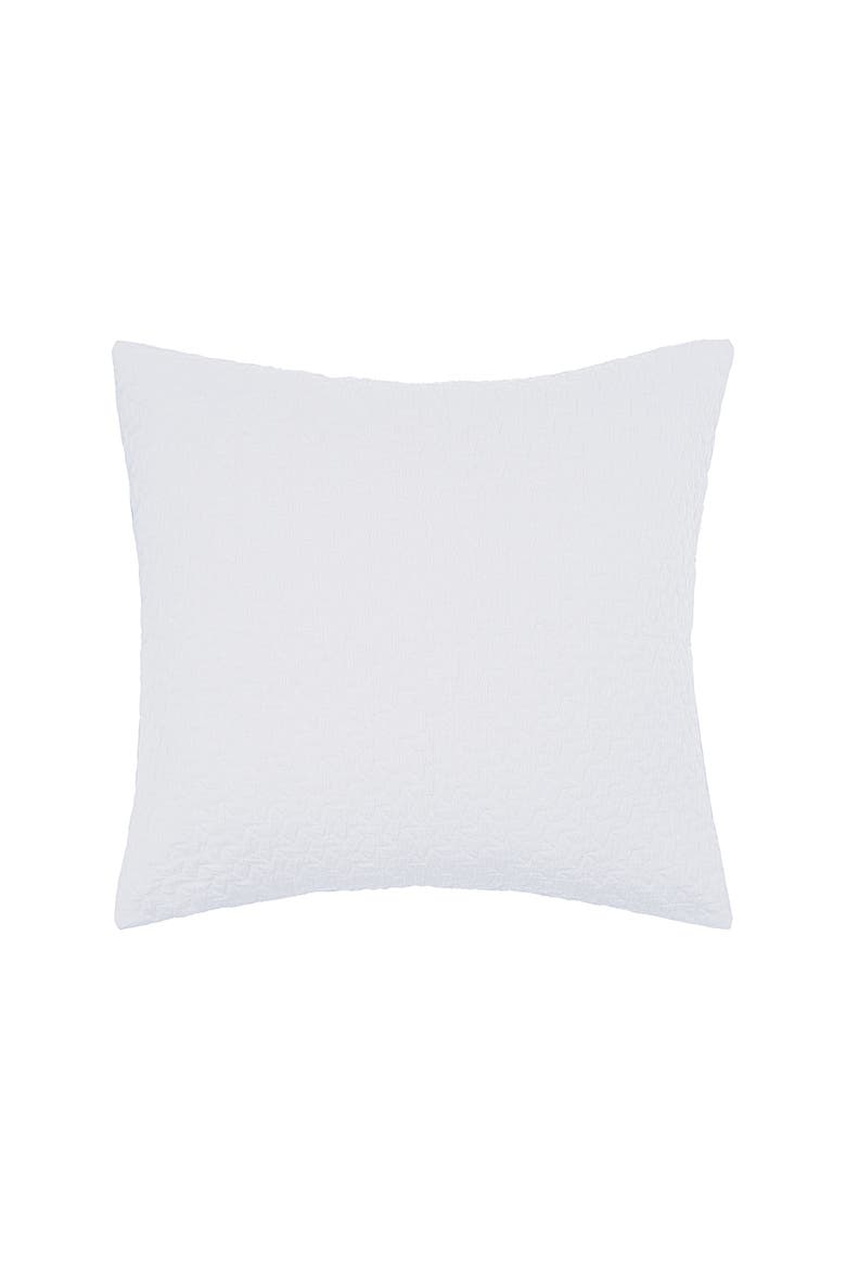 Vance Dove 100% Cotton Euro Sham 26" x 26", Main, color, White