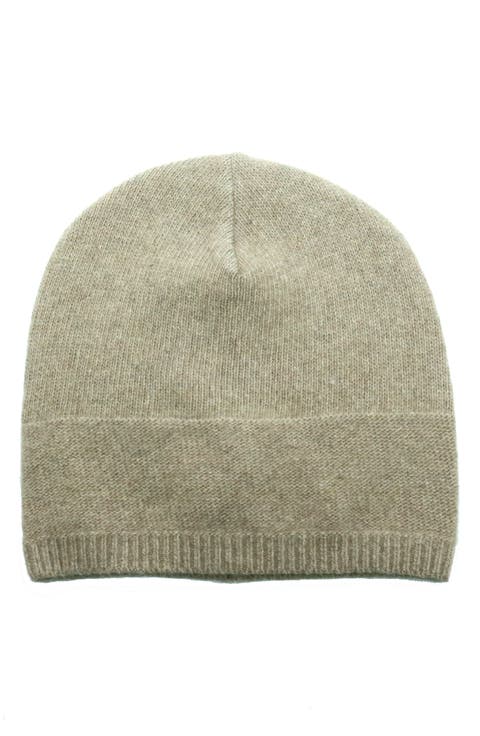 Slouchy Cashmere Knit Beanie
