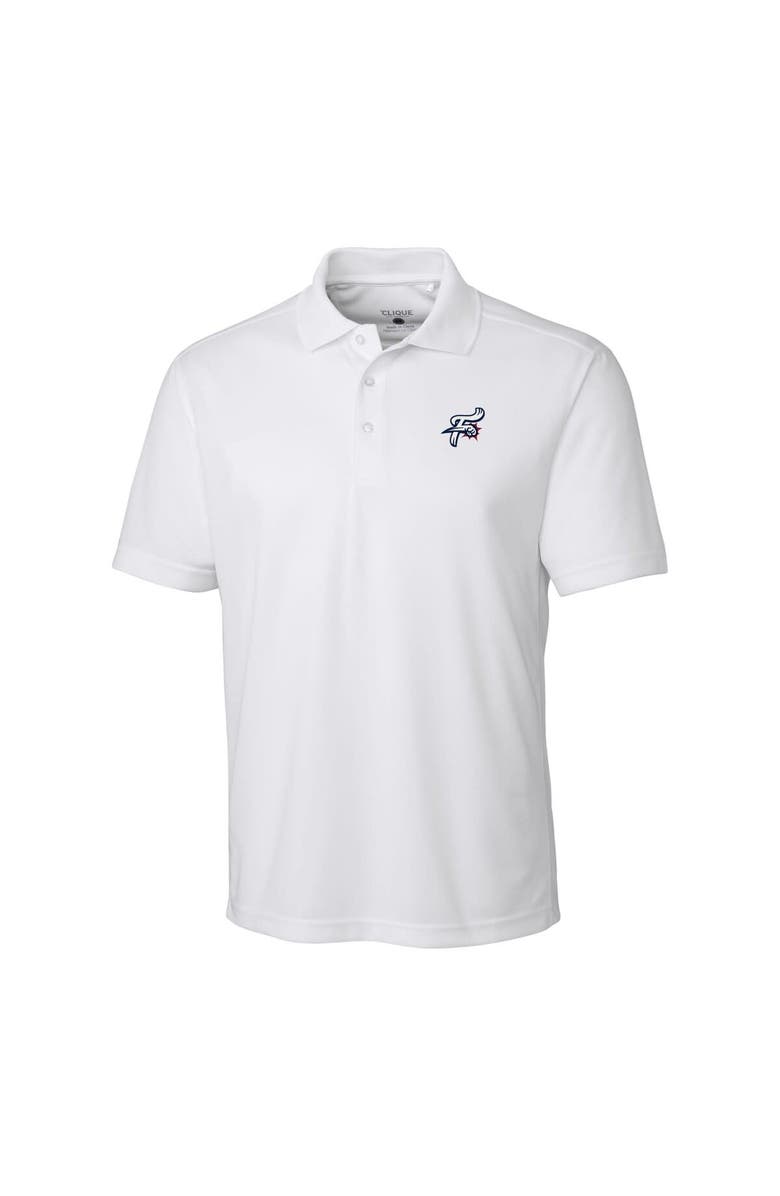 Cutter & Buck Men's Cutter & Buck  White Reading Fightin Phils  Clique Ice Pique Tech Polo, Alternate, color, 