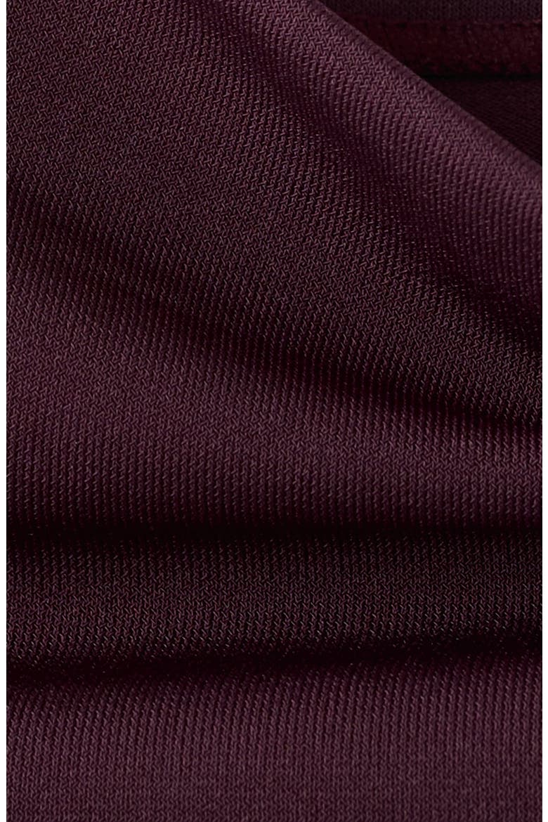 Funnel Neck Long Sleeve T-Shirt, Alternate, color, BURGUNDY