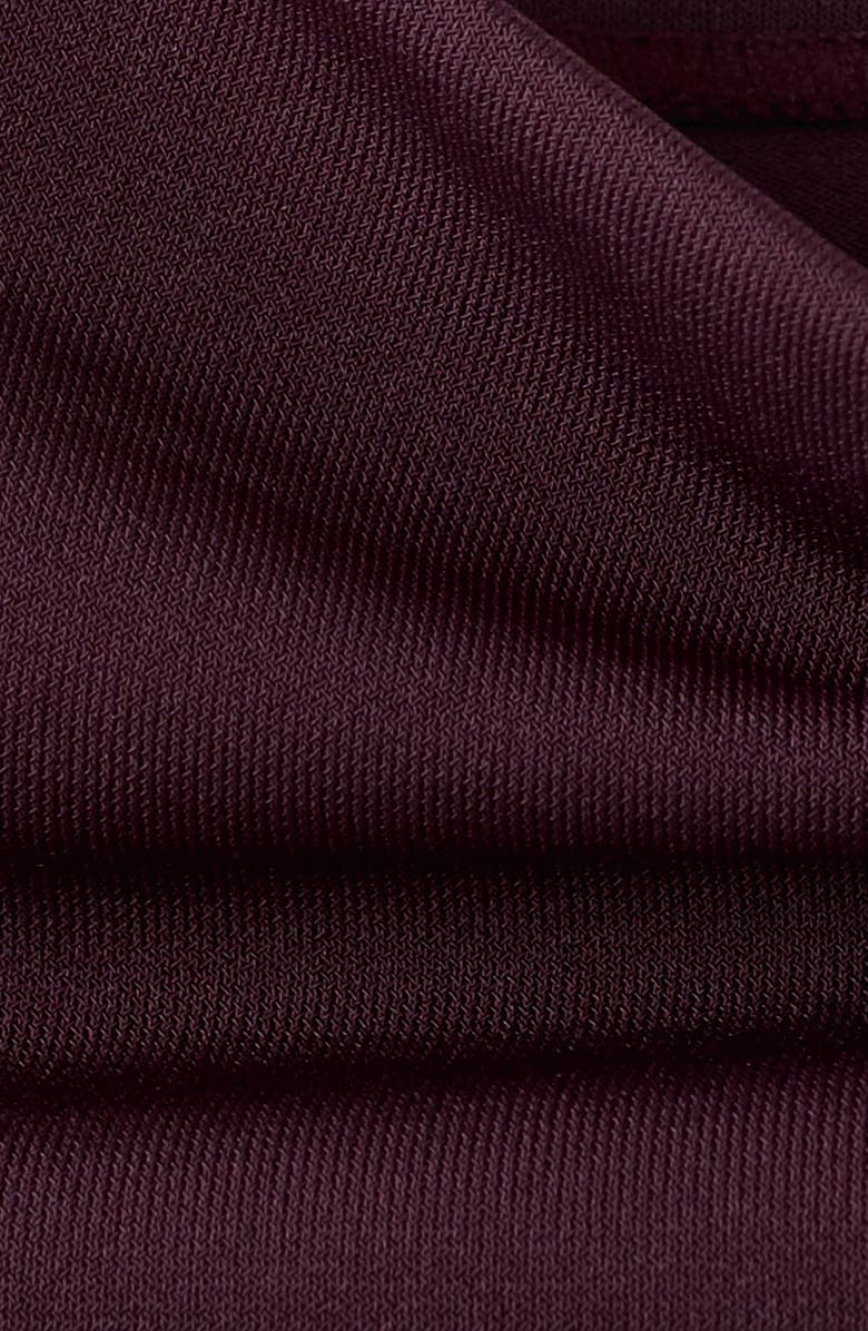 MANGO Funnel Neck Long Sleeve T-Shirt, Alternate, color, Burgundy