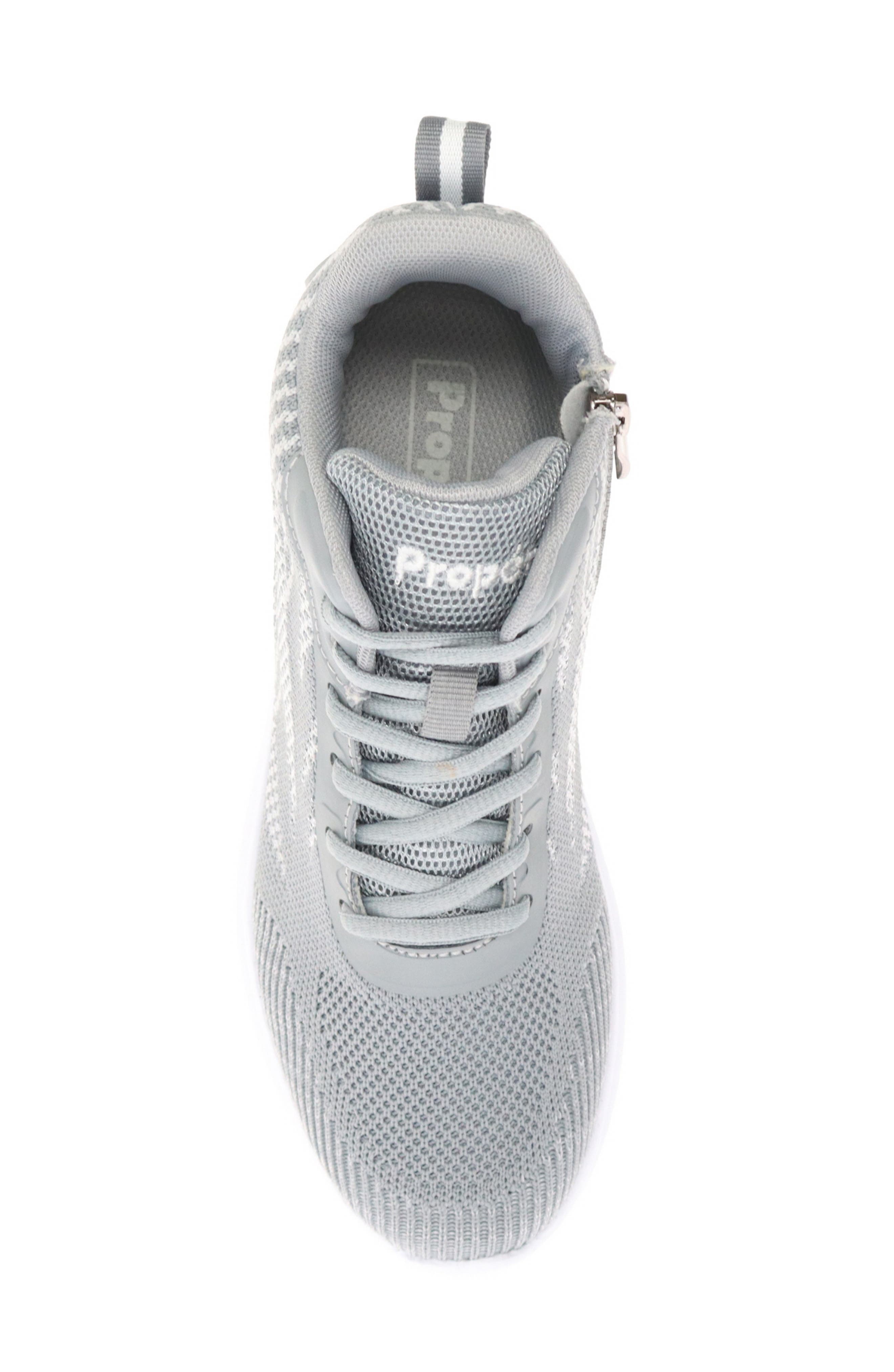 Propét Travelbound Hi Sneaker, Alternate, color, Grey
