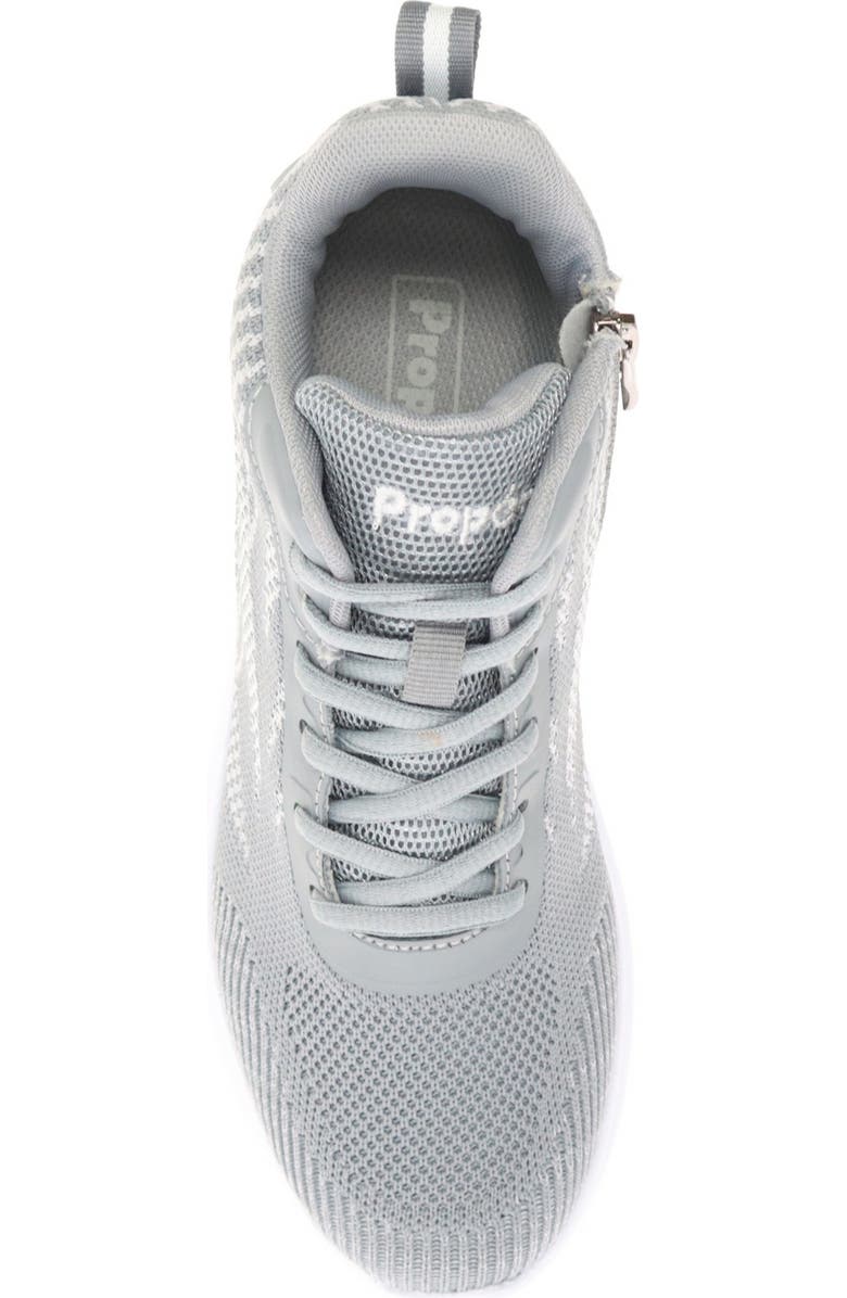 Propét Travelbound Hi Sneaker, Alternate, color, Grey