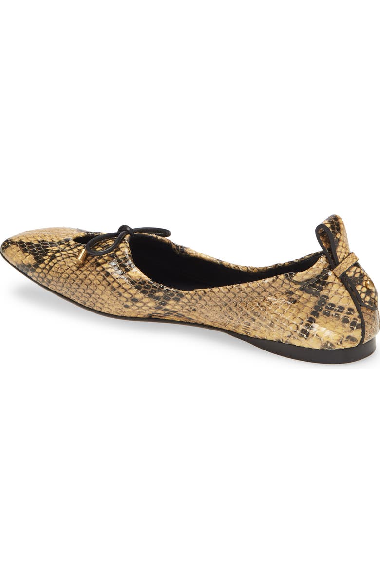 FRAME Le Sunset Square Toe Ballet Flat, Alternate, color,