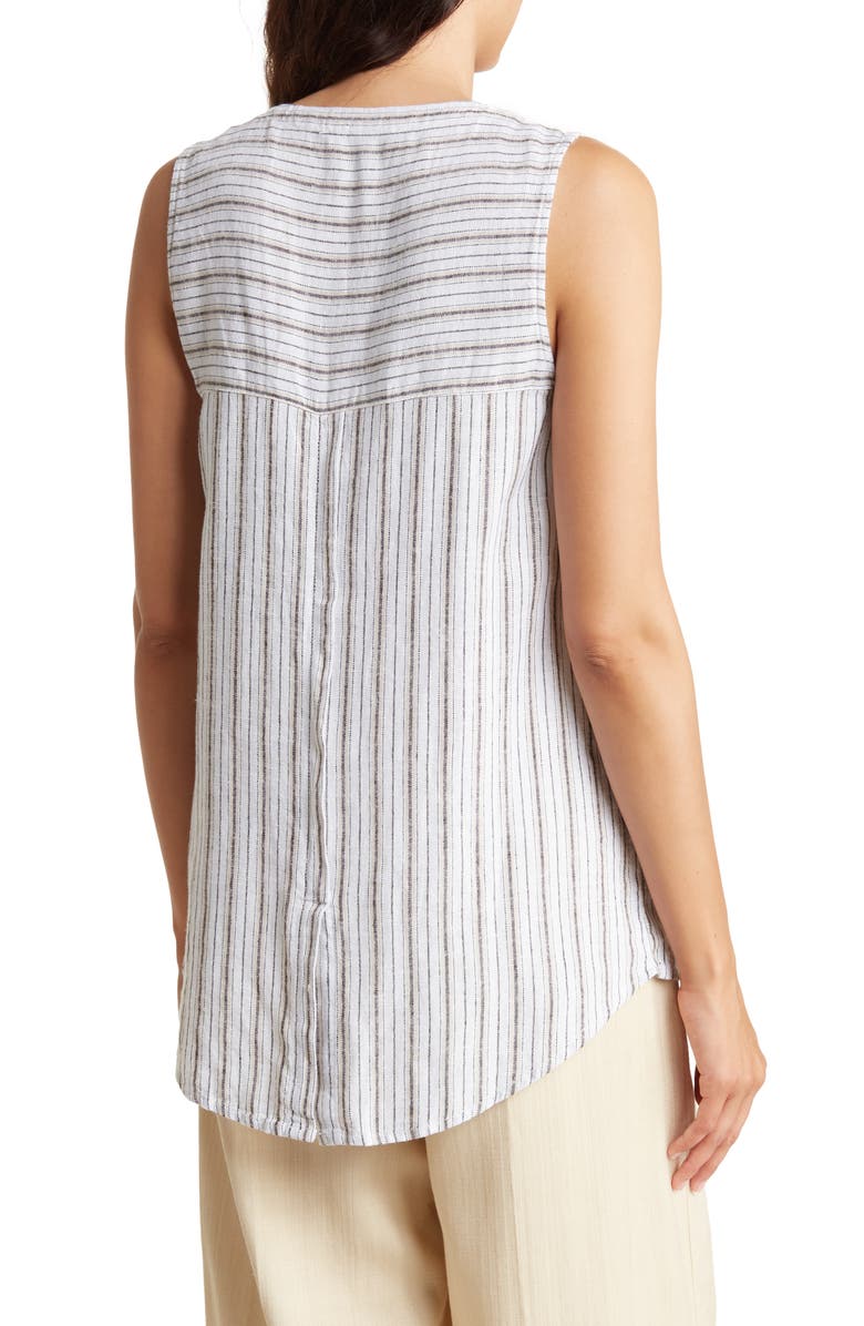 Ellen Tracy Sleeveless Zipper Detail Top, Alternate, color, 