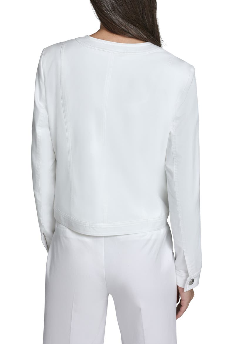 Bow Four Pocket Jacket, Alternate, color, SOFT WHITE