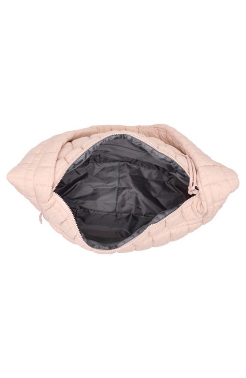 Urban Expressions Handbags Columbia Square Quilt Shoulder Bag In Rose