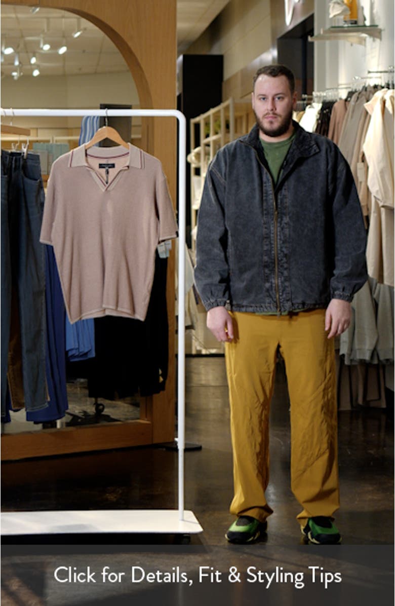 Harvey Johnny Collar Piqué Polo, sales video thumbnail