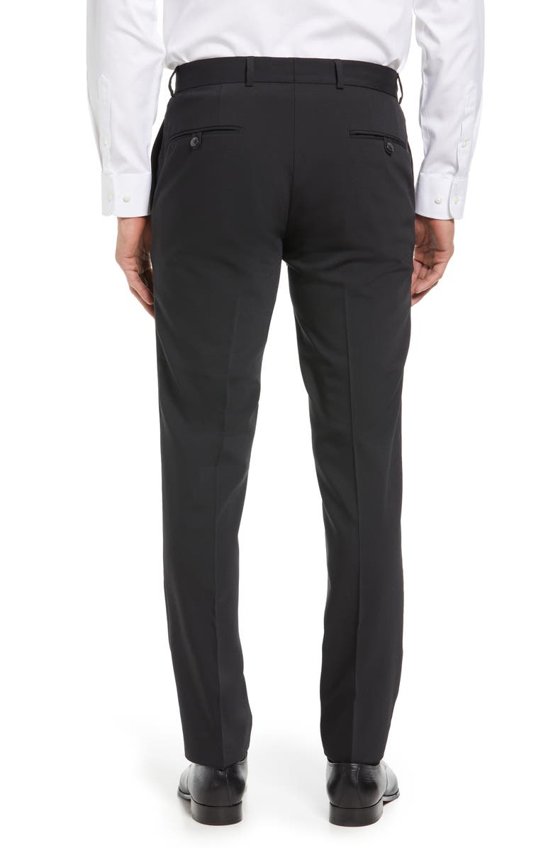 Brax Enrico Wool Blend Flat Front Trousers, Alternate, color, 