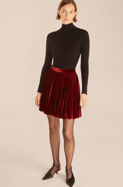 REBECCA TAYLOR REBECCA TAYLOR VELVETEEN MINI SKIRT