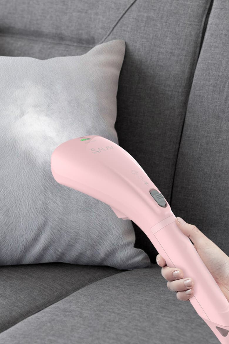 HS-04/T  QuickSteam Hand Held Steamer with Dual Steam Settings, 35 sec Steam Ready Time, Compact & Lightweight, 1000-Watt, Gray, Alternate, color, PINK