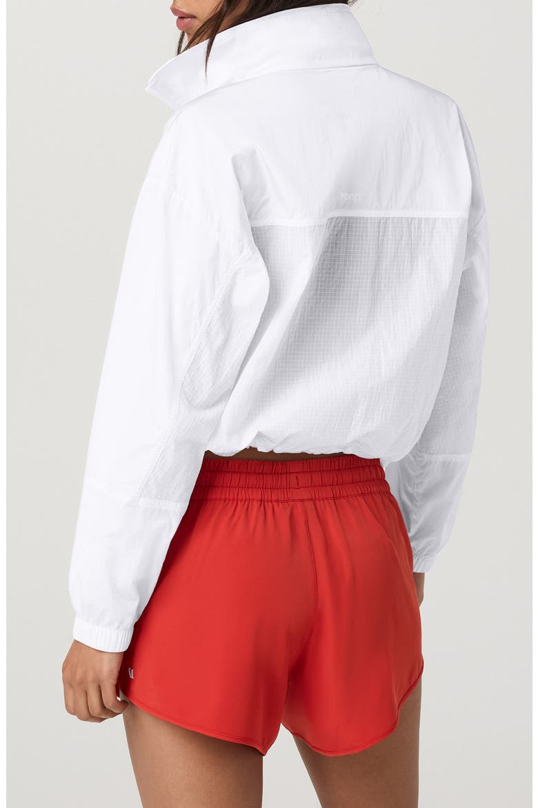 Court Full Zip Windbreaker, Alternate, color, WHITE