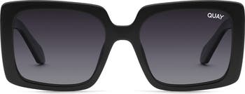 QUAY Total Vibe Mini 44mm Polarized Square Sunglasses  display picture 2