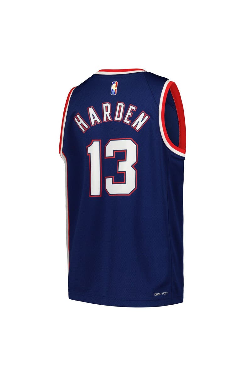Nike Youth Nike James Harden Navy Brooklyn Nets Swingman Jersey - City Edition, Alternate, color, 