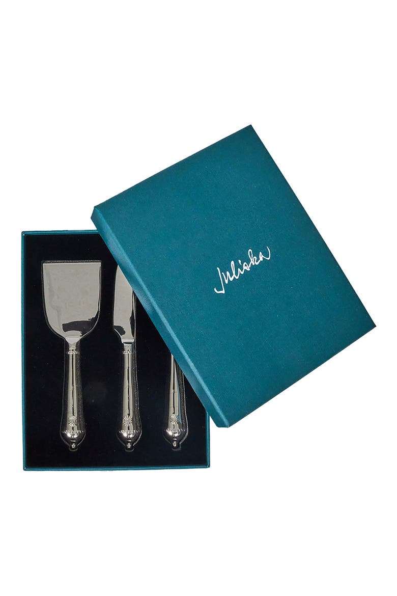 Berry & Thread 3-Piece Cheese Knife Set, Alternate, color, SILVER