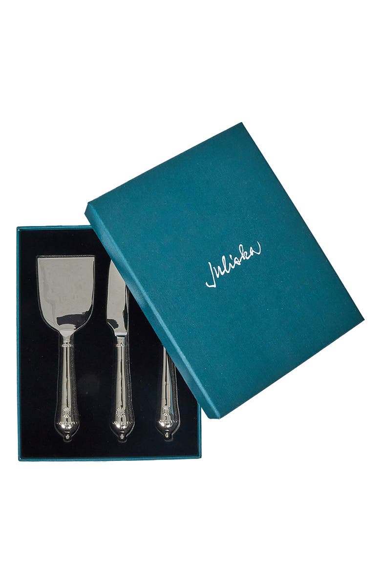 Juliska Berry & Thread 3-Piece Cheese Knife Set, Alternate, color, Silver