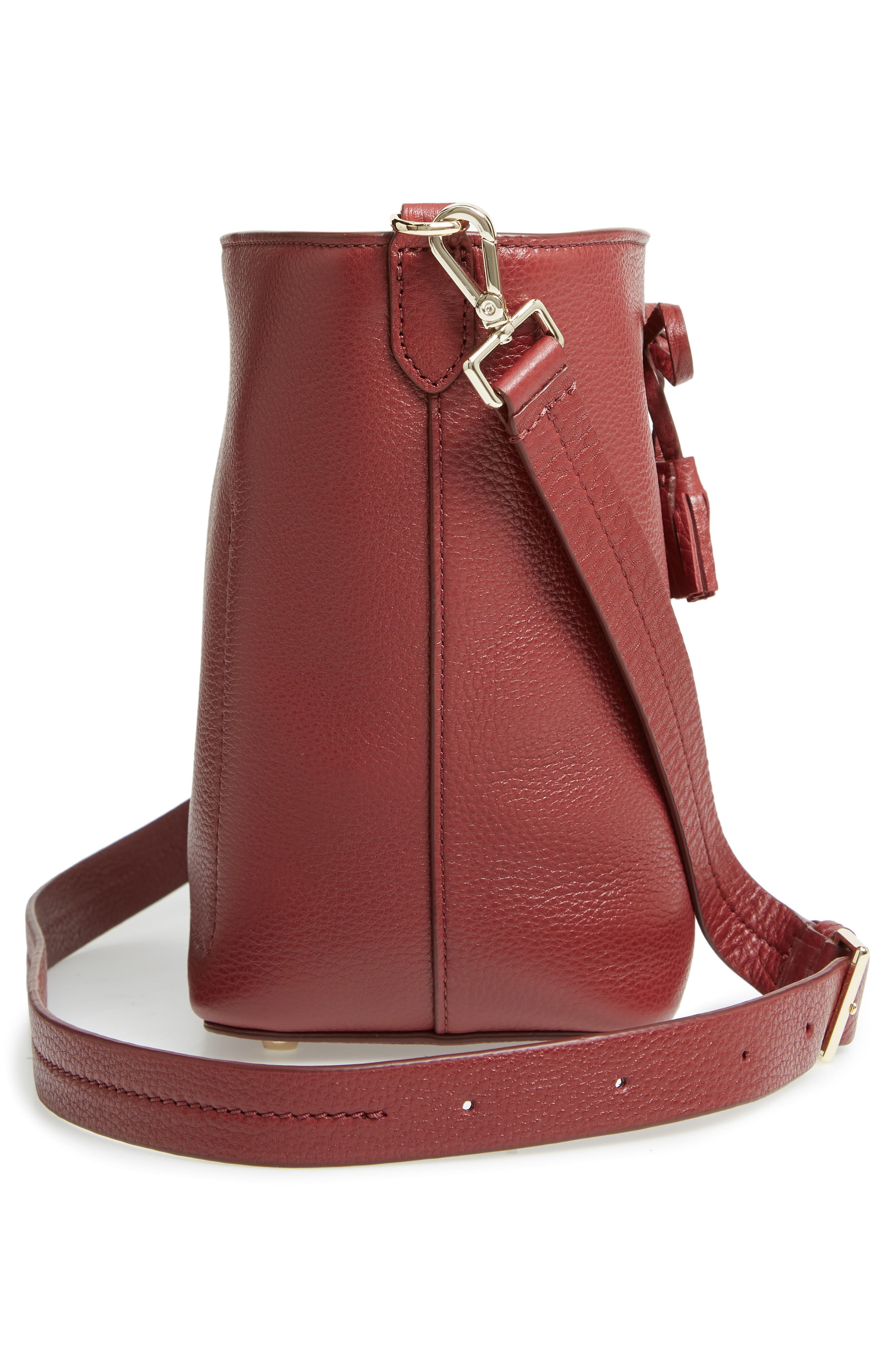 hayes street - vanessa leather shoulder bag, Alternate, color, SIENNA