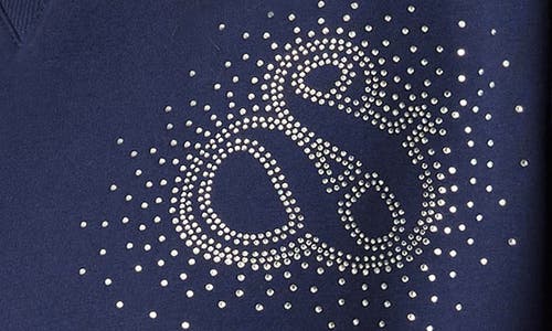 Scotch & Soda Oversize Graphic Sweatshirt In Blue