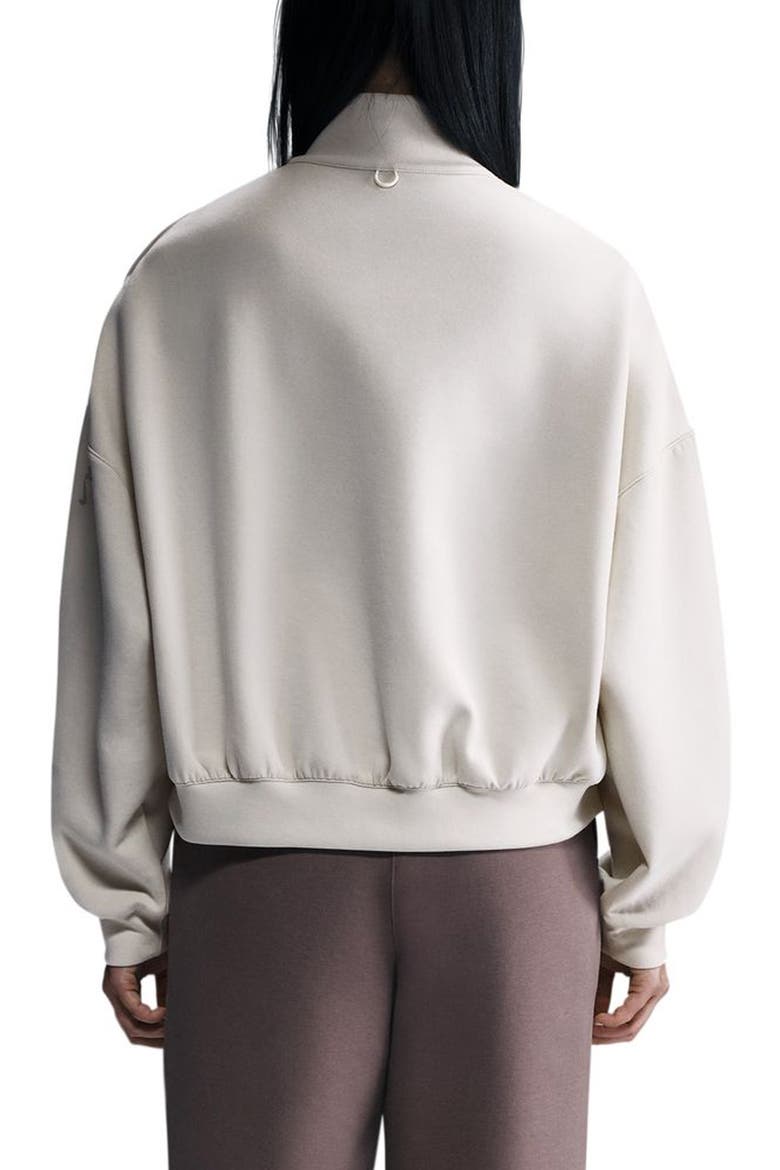 24.7 ImpossiblySoft Dri-FIT Oversize Half Zip Top, Alternate, color, 104 104 LT OREWOOD BRN/LT OREWOOD BRN