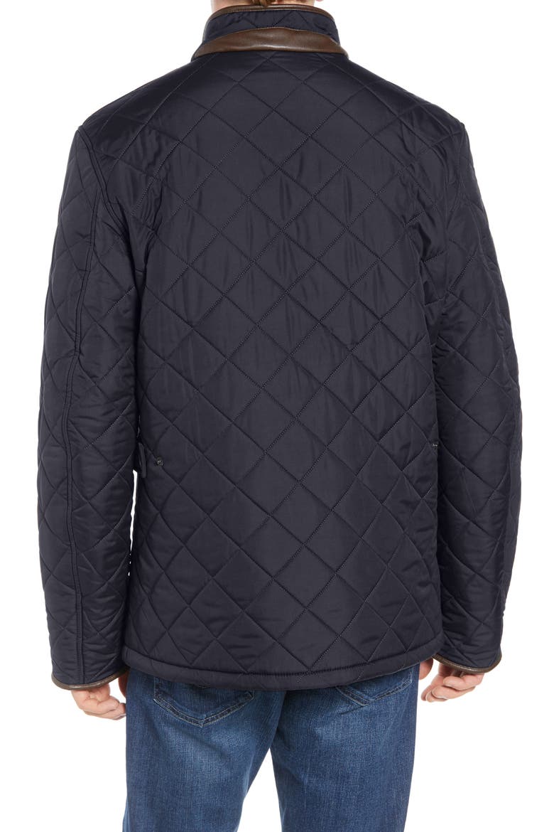Powell Diamond Quilted Jacket, Alternate, color, NAVY