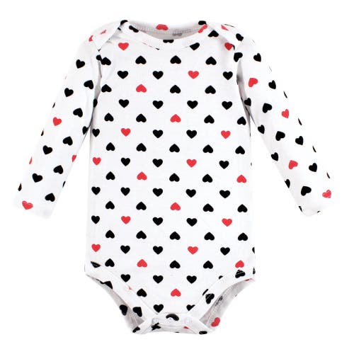 Hudson Baby Little Soft Cotton Long-sleeve One-piece 3pk