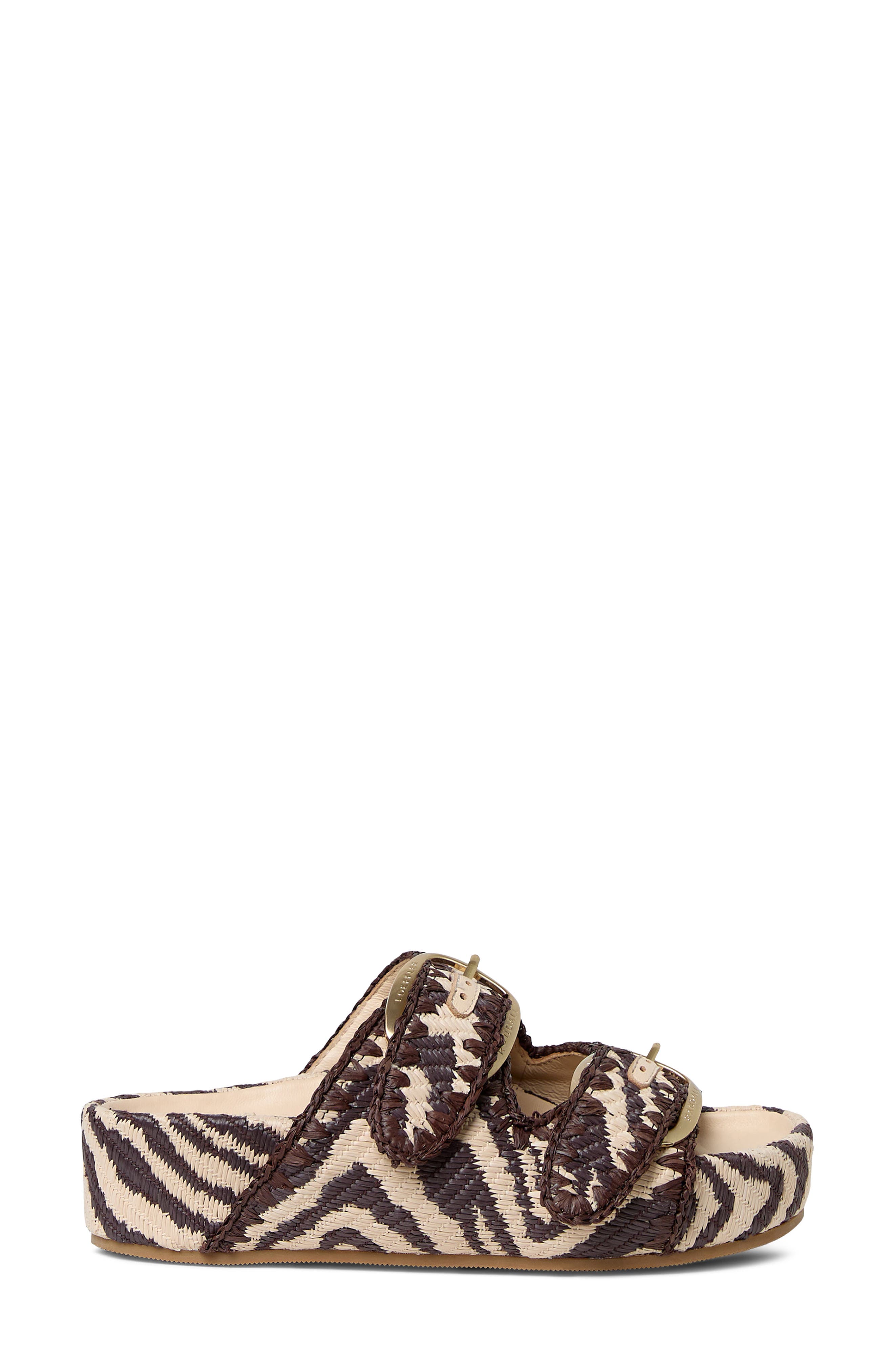 Loeffler Randall Nico Platform Sandal, Alternate, color, Vintage Zebra