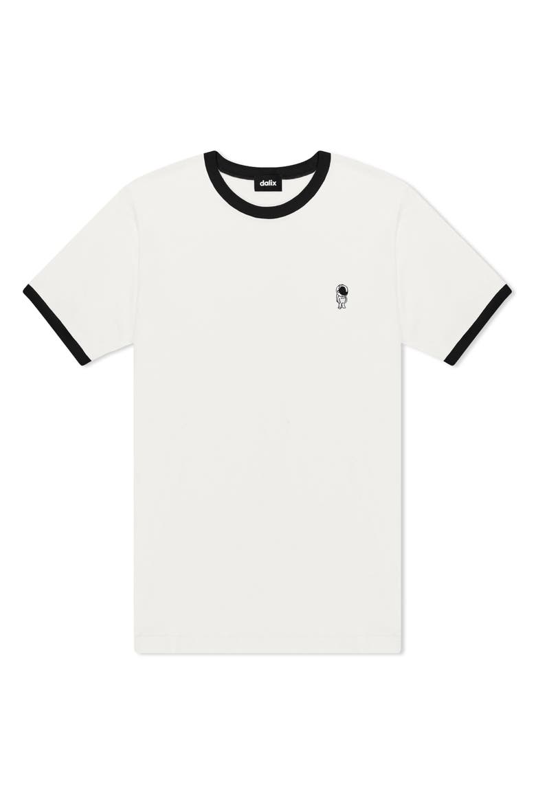 Mens Astronaut Jersey Ringer Tee, Main, color, Vin White Black