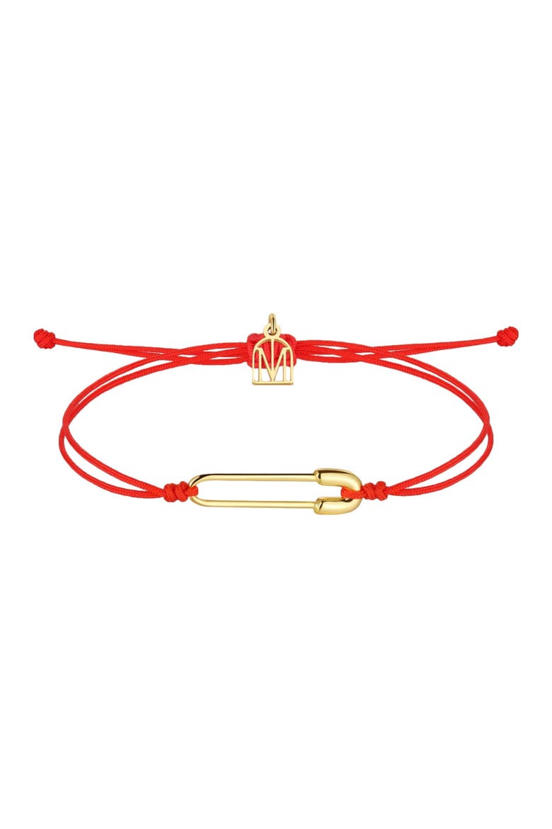 Safety Pin Protection bracelet, Main, color, Yellow Gold