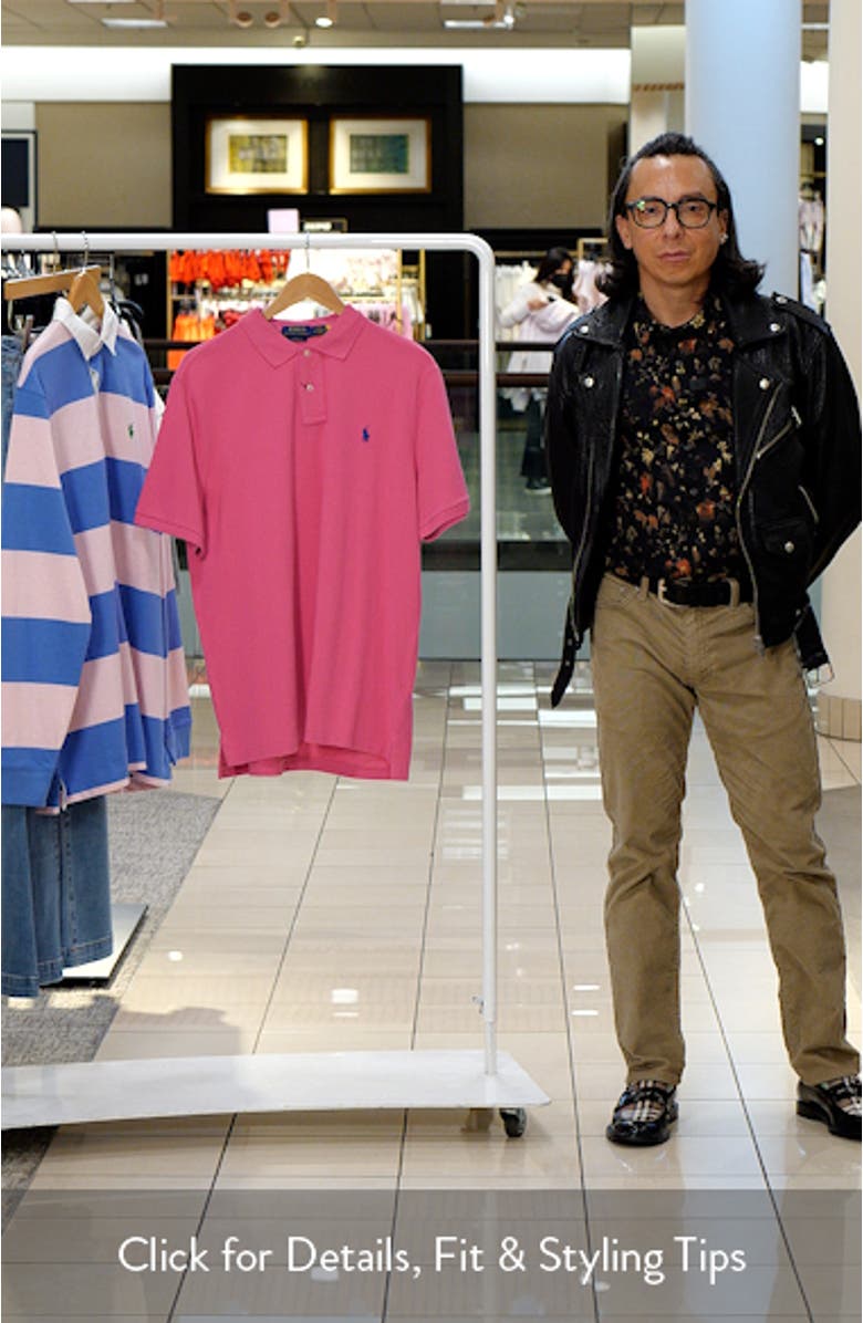 The Iconic Solid Pink Cotton Piqué Polo, sales video thumbnail