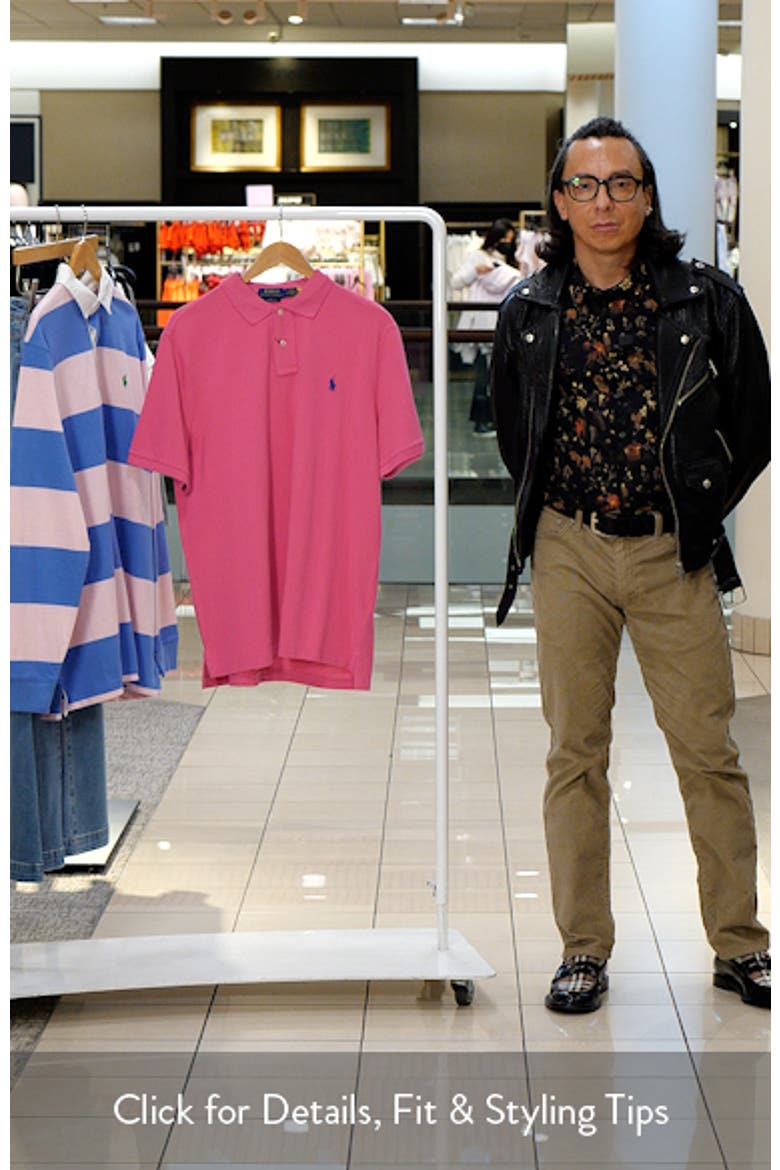 The Iconic Solid Pink Cotton Piqué Polo video