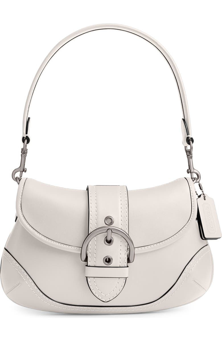 COACH Soho Glove Tanned Leather Shoulder Bag, Main, color, Chalk