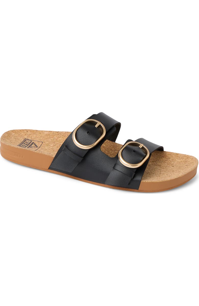Reef Vista Kara Two-Strap Sandal, Main, color, Black