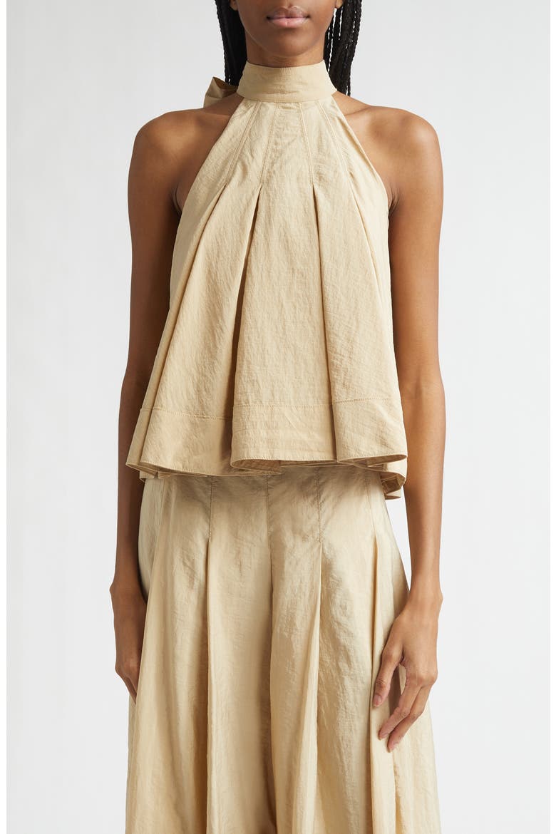 Jagger Halter Top, Main, color, KHAKI