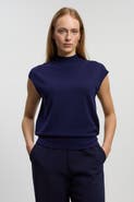 Karen Millen High Neck Knit Tank Top