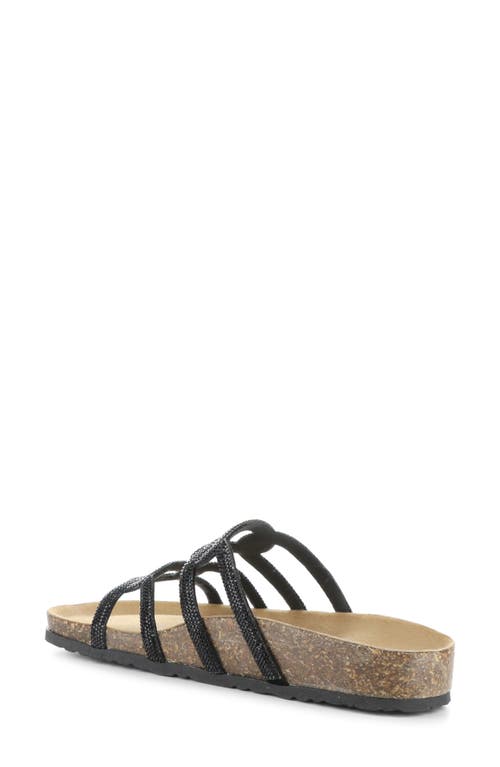 Bos. & Co. Peppy Crystal Strap Slide Sandal