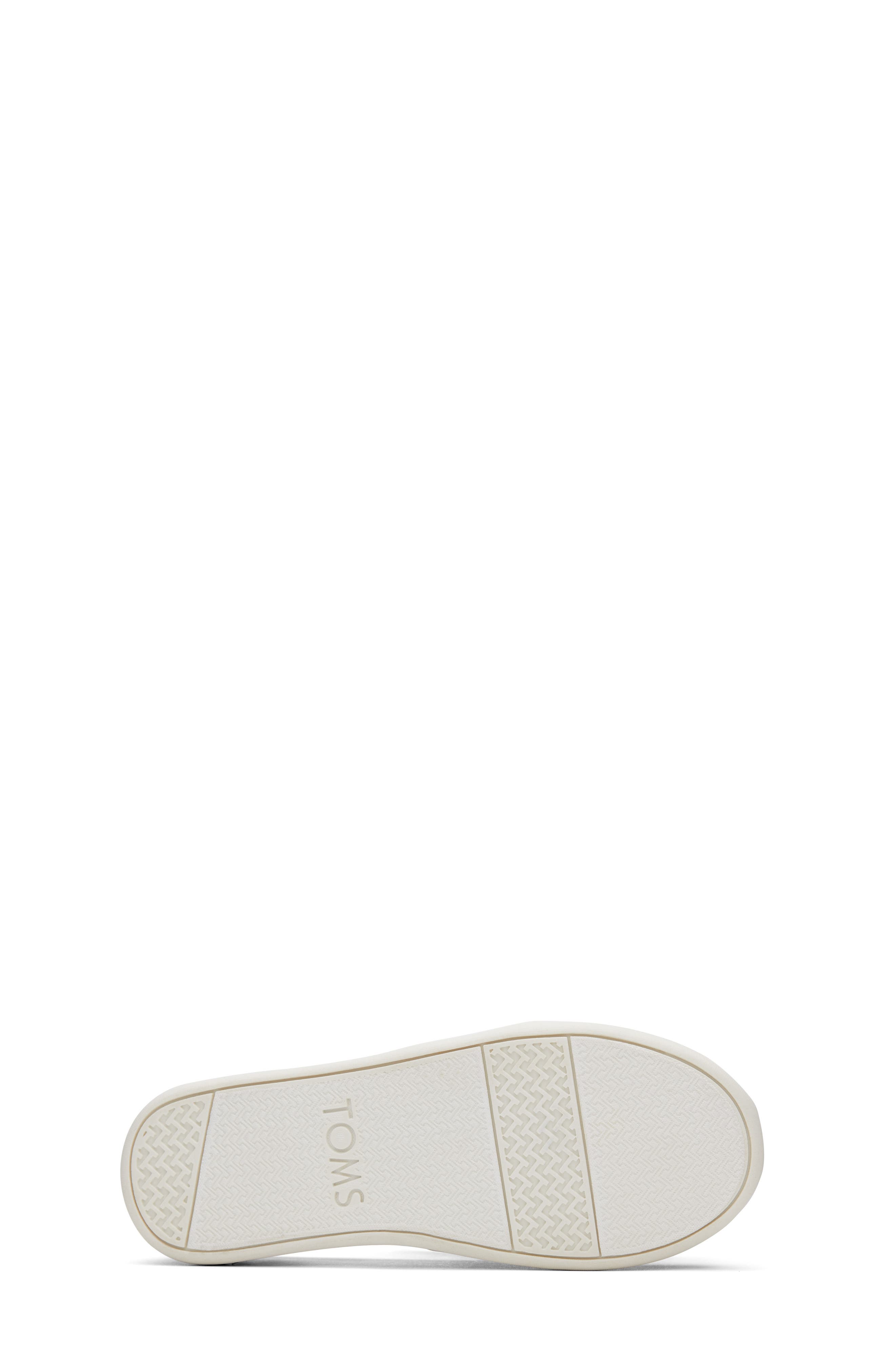 TOMS Kids' Alpargata Slip-On Sneaker, Alternate, color, Silver