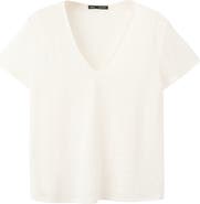 MANGO Linen Top