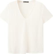 MANGO Linen Top