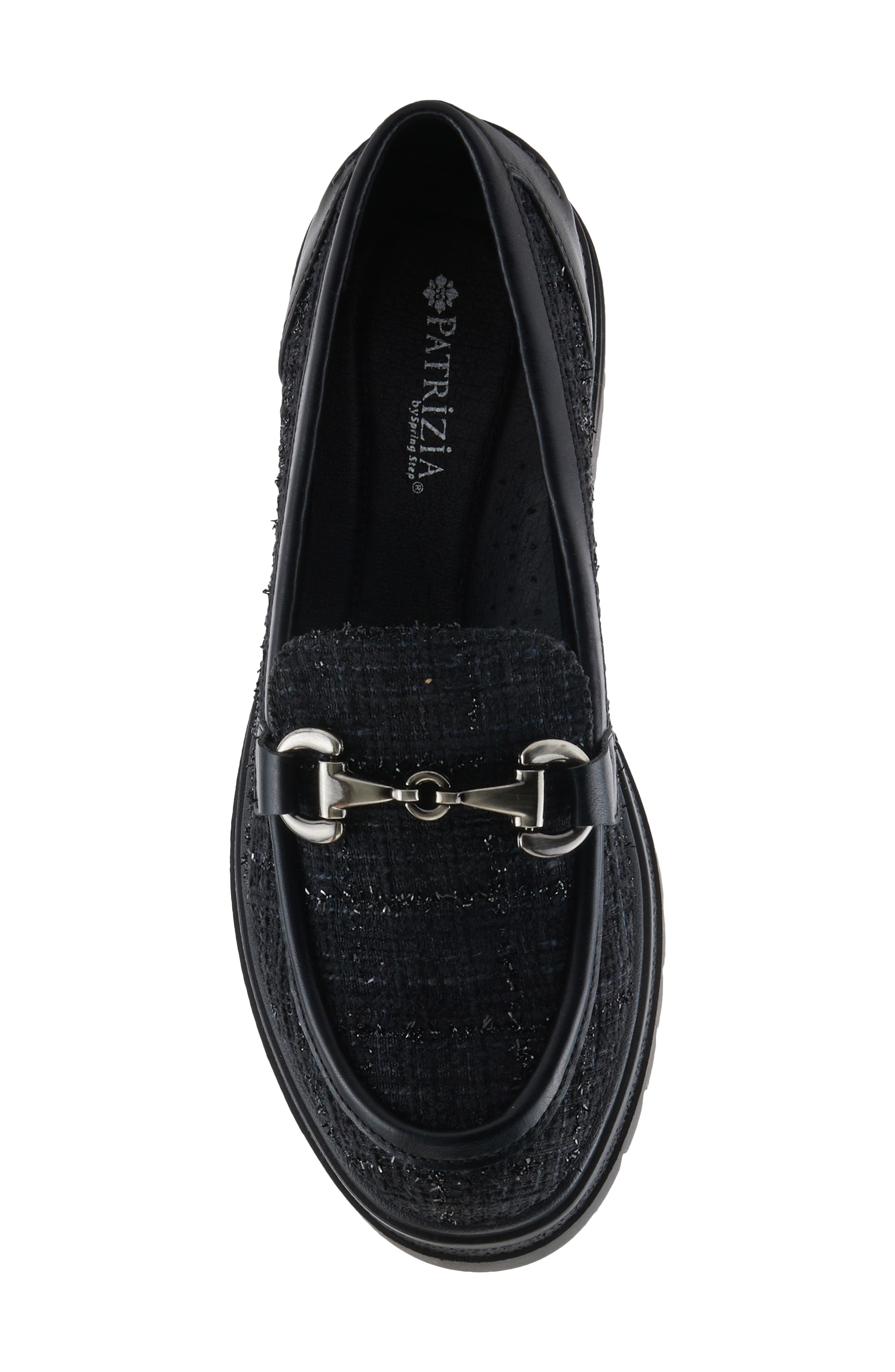 Nacarri Bit Lug Sole Loafer, Alternate, color, BLACK