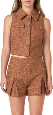 Endless Rose Tweed Vest