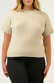 Estelle Sera Raglan Sleeve Rib Sweater