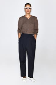 COS Cummerbund-waist Barrel-leg Pants