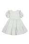 Kids' Leslie Embroidered Puff Sleeve Party Dress