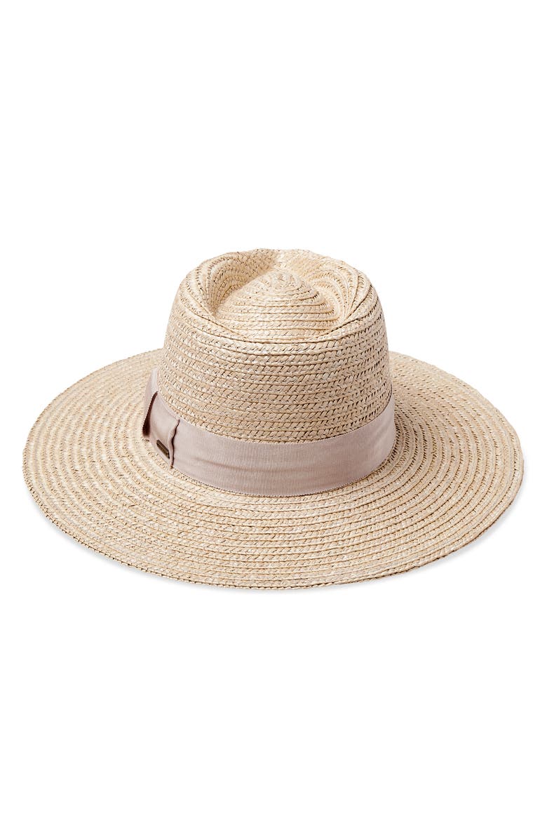 Brixton Joanna Straw Hat, Alternate, color, Vanilla