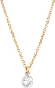 Set & Stones Kira Cubic Zirconia Pendant Necklace